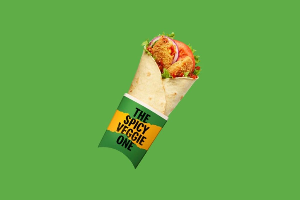 The Spicy Veggie One - Wrap of The Day